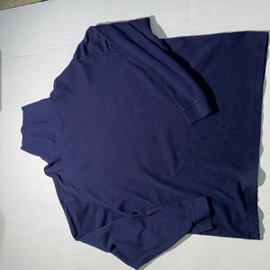 Roundtree & Yorke Turtle Neck Navy Blue Size L